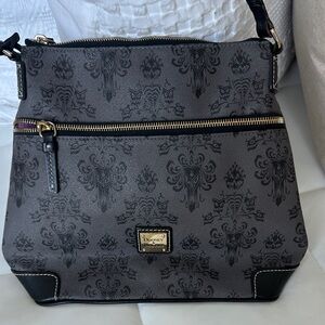 Disney The Haunted Mantion Dooney & Bourke Black and Gray Wallpapper